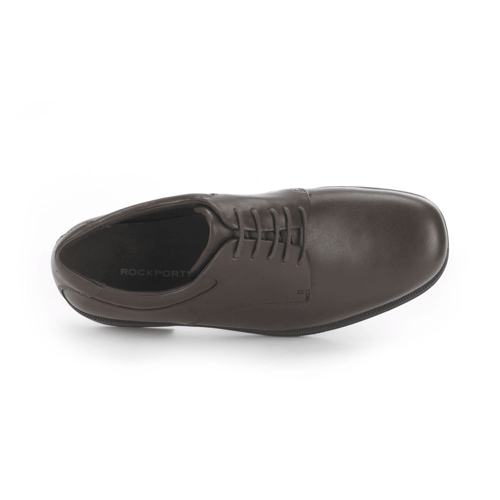 Rockport Singapore Mens Oxfords - Margin Dark Brown - JV5631048